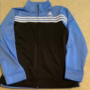 Adidas Kids Blue and Black Jacket